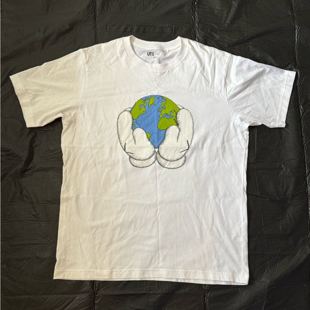 Kaws White Earth Graphic T-Shirt